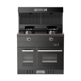 志高集成灶家用分体式蒸烤箱消毒柜一体机燃气灶变频油烟机煤气灶