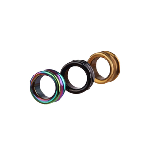 凹槽谷麦竿导环全套陶瓷过线环改前打竿卡槽手绑鱼竿改装渔具配件