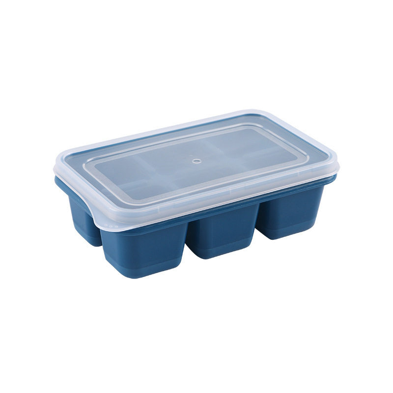冰块模具家用食品级硅胶冰格带盖