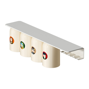 牙刷置物架磁吸式洗漱口杯子牙刷架倒挂架牙膏镜柜下收纳壁挂倒置