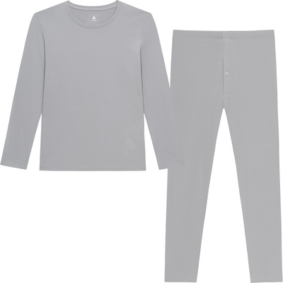 铜牛60支光蓄热净味棉圆领男套 2025秋冬新款抗菌秋衣秋裤男NN094