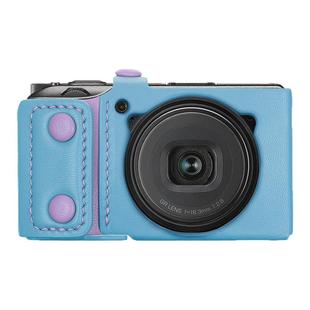 蠢小鱼数码配件适用于理光GR3/GR3X/HDF卡片相机保护套植鞣小羊皮收纳包底座全包保护壳便携纯手工制作内胆套