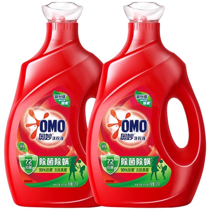 奥妙洗衣液桉树艾草除菌除螨家用囤货装补充装袋装内衣正品官方