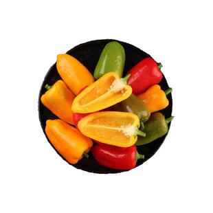 【槿馐】新鲜水果彩椒500g灯笼迷你彩椒甜椒辣椒沙拉凉拌生吃蔬菜