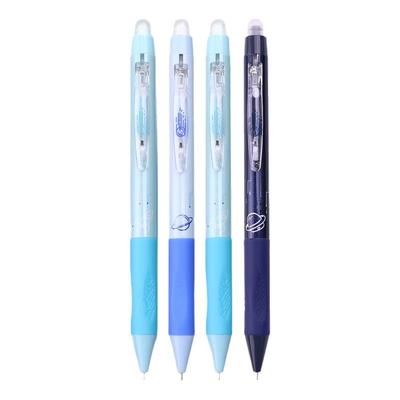 风景按动热敏可擦中性笔