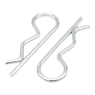 304不锈钢/镀锌B形销R型销弹性闭口开口销波浪销子卡销发夹锁插销