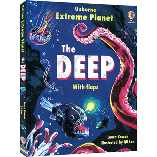 Usborne Extreme Planet The Deep  Journey to the Earth's Core 极致星球系列 深海 地心之旅 亚马逊 百科翻翻书 英文原版进口
