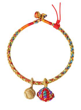 精工编端午节五彩绳手工编织手链