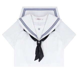 樱花家族jk制服【花绀三本】关西襟替换胸挡水手服短袖夏服套装女