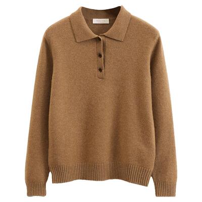 长袖针织衫米皇羊绒2022