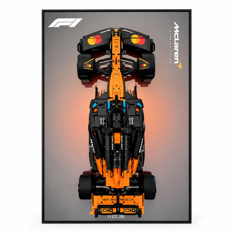 展示F1迈凯伦MCL39方程式普通塑料积木