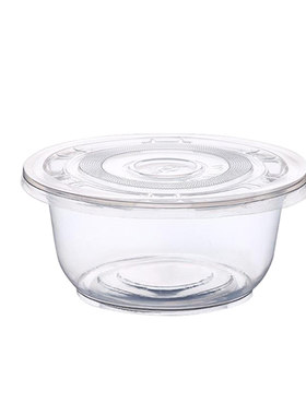 一次性碗圆碗加厚食品级家用聚餐火锅野餐商用冰粉小吃碗带饭个人