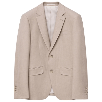 JDV商场同款卡其色正装西装