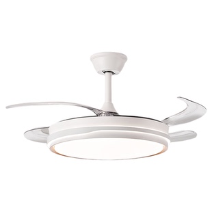 顾家隐形风扇灯吊扇灯家用餐厅卧室吸顶灯静音风扇吊灯中山灯具