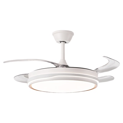 顾家隐形风扇灯吊扇灯家用餐厅卧室吸顶灯静音风扇吊灯中山灯具