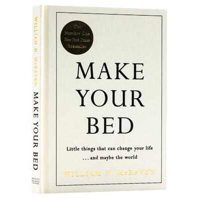 整理你的床铺 小事能改变生活 甚至整个世界 英文原版 Make Your Bed 人生启示 励志 威廉麦克雷文 海豹突击队 叠被子进口英语书籍