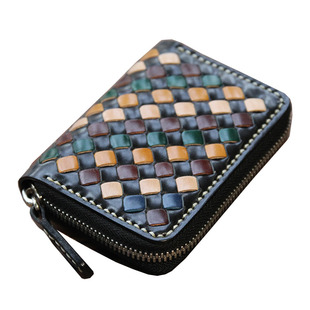 慢工6色编织马臀皮钥匙包璀璨夺目原创设计一次实现你的6个马臀梦