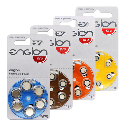 进口助听器电池E10/312/13/675