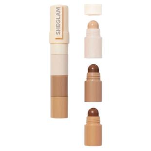 日本采购sheglam四合一高光修容笔 古铜色修饰脸颊自然立体4.5g