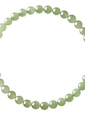 玺晶级天然和田玉串珠手链男女款