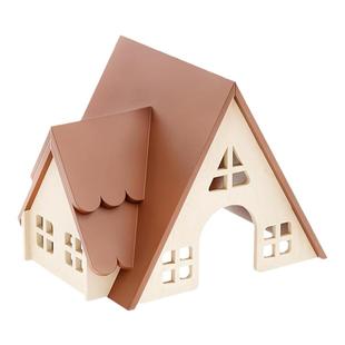 卡诺仓鼠躲避屋金丝熊木屋平台造景玩具荷兰猪小仓鼠用品乡间日记