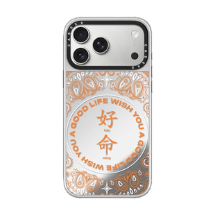 CASETiFiY联名陈伟霆同款橙色好命17Pro适用于iPhone16Promax苹果15plus手机壳14防摔13磁吸12华强北平替潮女