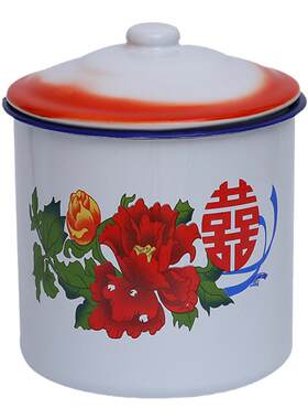 搪瓷茶缸老式复古风防摔马克杯