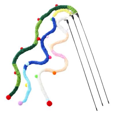 毛绒长杆耐咬逗猫棒猫玩具