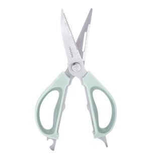 树可多功能厨房剪刀家用不锈钢磁吸鸡骨剪肉剪骨杀鱼专用大号剪子