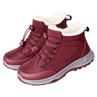 回力官方旗舰店高帮棉鞋女冬季加绒妈妈鞋防水防滑中老年雪地靴女