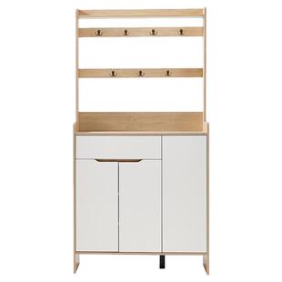 林氏家居鞋柜玄关柜家用门口玄关柜透气储物柜挂衣架家具林氏木业