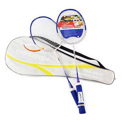 Threefish三鱼羽毛球拍双拍家庭铝合金青年学生成人碳素超轻专业