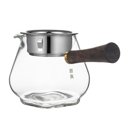 高档实木侧把公道杯套装