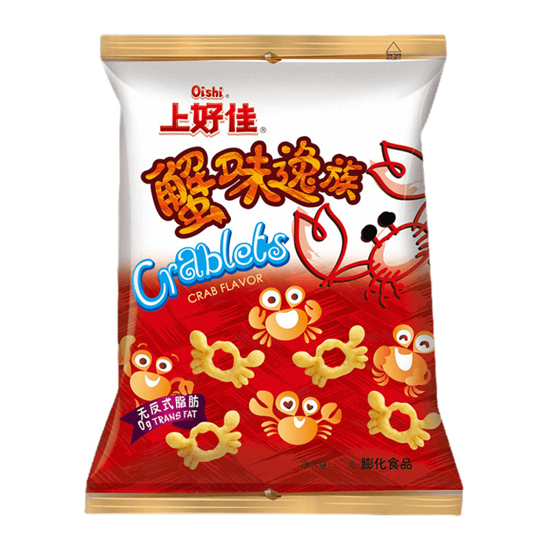 上好佳蟹味逸族休闲零食32g