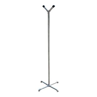 水管晾衣架置地多功能架镀锌钢管晾晒架阳台晒被子架落地单双杆架