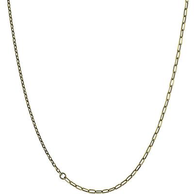 周大福独白复古黄金项链