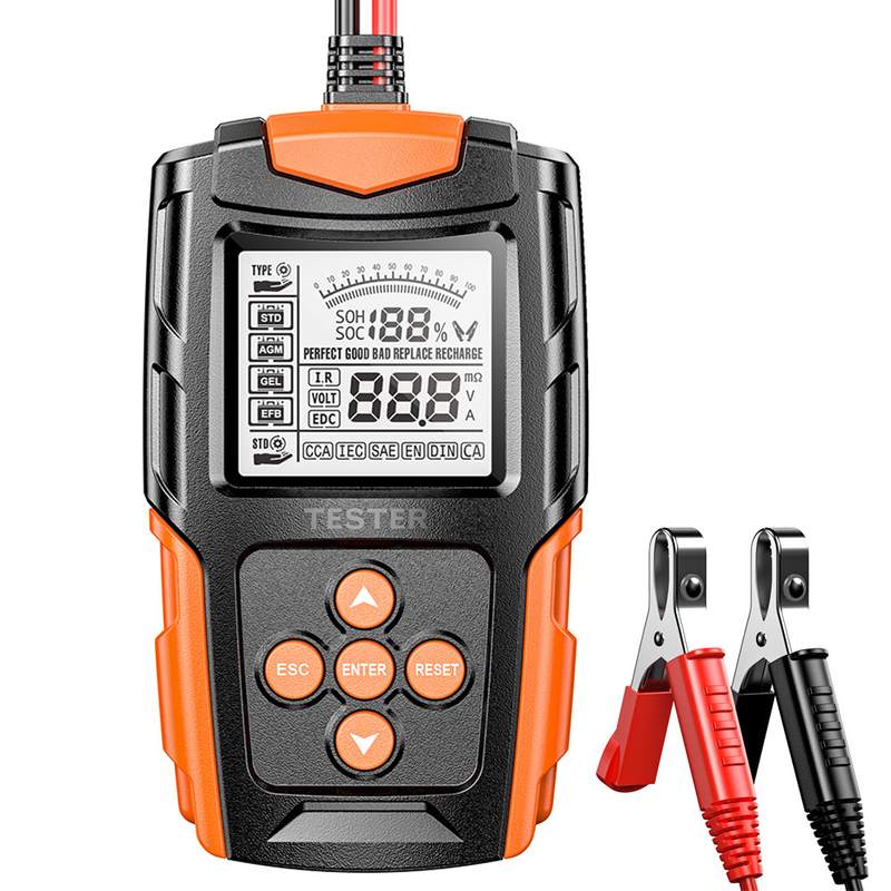 12V24V摩托车汽车电瓶检测仪电池分析仪电瓶寿命测试仪CCA