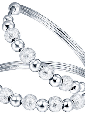 9999足银宝宝手镯带铃铛证书