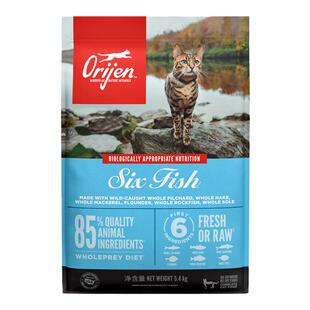 Orijen渴望六种鱼无谷鲜肉猫粮美毛鱼肉增肥发腮进口成猫幼猫猫粮