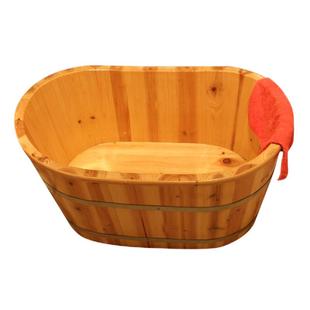 木桶泡澡桶婴幼儿全身家用儿童洗澡木盆实木宝宝泡澡桶母婴店浴缸