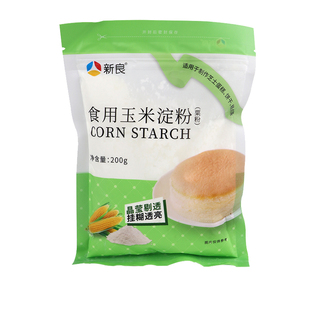 新良玉米淀粉烘焙材料雪媚娘皮蛋糕家用原料勾芡食用生粉200g