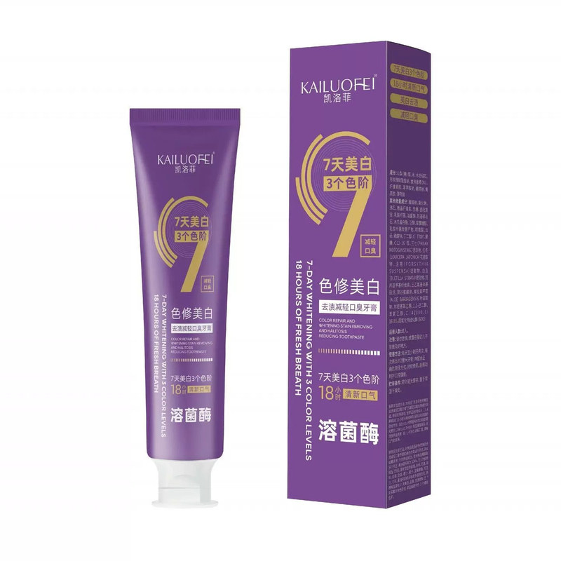 凯洛菲色修去渍清新口气牙膏