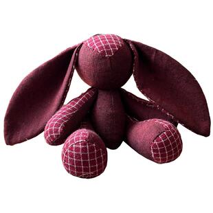 指间鲁绣兔子玩偶材料包手工diy创意礼物家居摆件大中小娃娃套件