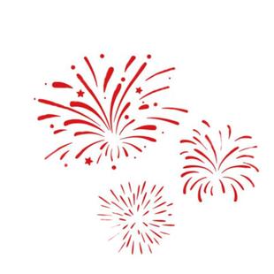 新年创意烟花乔迁玻璃门贴纸窗贴 2026春节过年落地飘窗装饰画