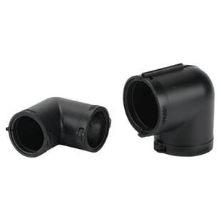 PA66尼龙90°可开式波纹管弯头UL94环保阻燃汽车线束分流直角弯通