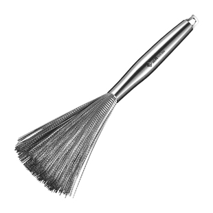 德国不锈钢锅刷304长柄清洁刷子纳米高级不绣钢丝刷洗锅刷锅神器