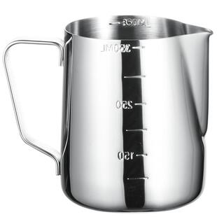 手冲咖啡拉花杯不锈钢咖啡器具拉花神器打奶泡杯带刻度尖嘴拉花缸