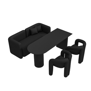 婚纱店美容院沙发网红摄影工作室休息洽谈影楼选片区接待桌椅卡座