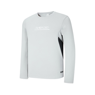 RAPIDO雳霹道秋冬男士提花拼接圆领商务休闲时尚舒适卫衣长袖衫