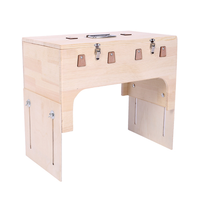 一心艾灸堂升降式大号箱木盒盒